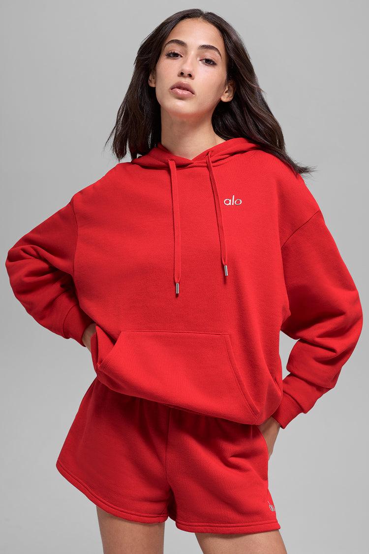 ALO Bright Red Hoodie
