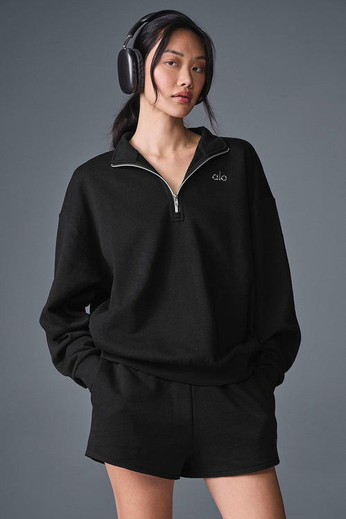 ALO Black 1/4 Zip