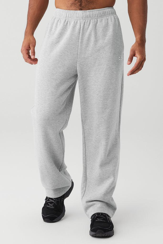 ALO Light Grey Uncuffed Pants