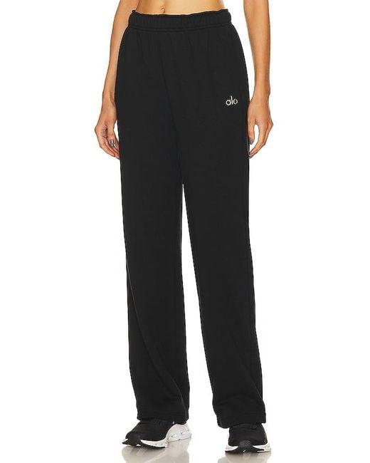 ALO Black Uncuffed Pants