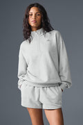 ALO Grey 1/4 Zip