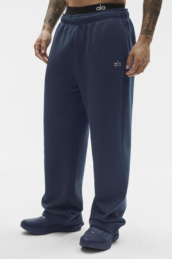 ALO Navy Uncuffed Pants